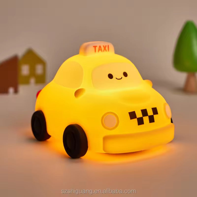 Kiwoo Taxi Glow Silicone Night Lamp 🚕💛