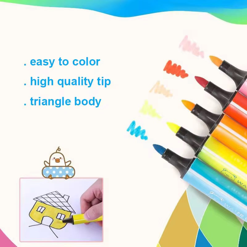 Kiwoo Washable Water Colour Pen Set ๐จ๐ง