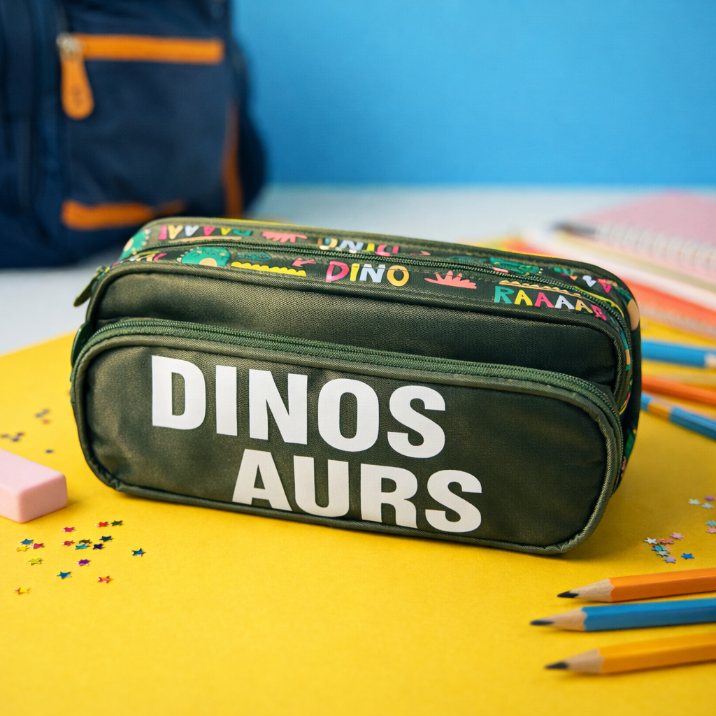 Kiwoo Play Print Pencil Pouch 🎒✨