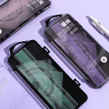 Kiwoo Aurora Crystal Colour-Changing Ruler Set 🌈✨