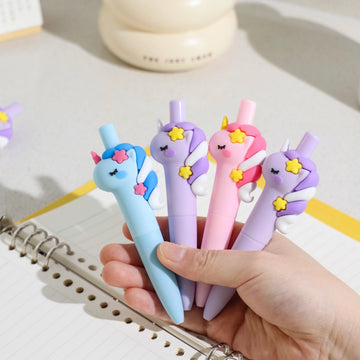 Kiwoo Cute Unicorn Cartoon Pen – Colorful Fantasy Stationery