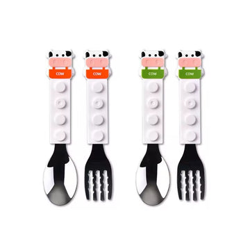Kiwoo MooMunch Cutlery Set 🐄 🥛