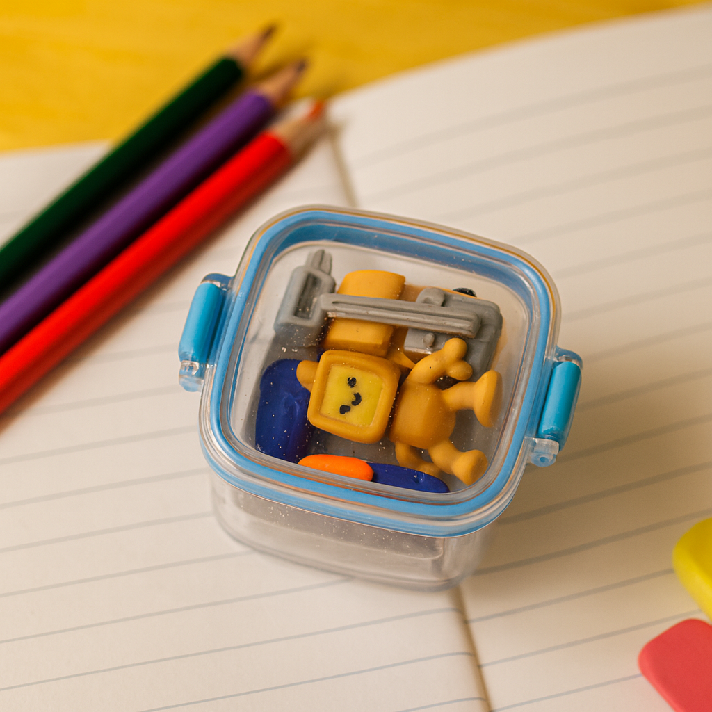 Kiwoo Tiffin Eraser Box 🍱 (Assorted)