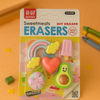 Kiwoo Sweet Treat Erasers 🍭