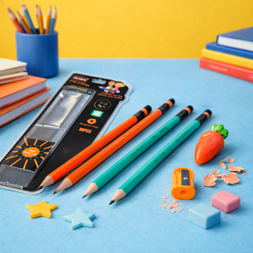 Kiwoo Smart Carrot Pencil Kit โ๏ธ๐งก