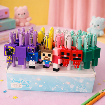 Kiwoo Pixel Buddy Charm Pen 🎮✨