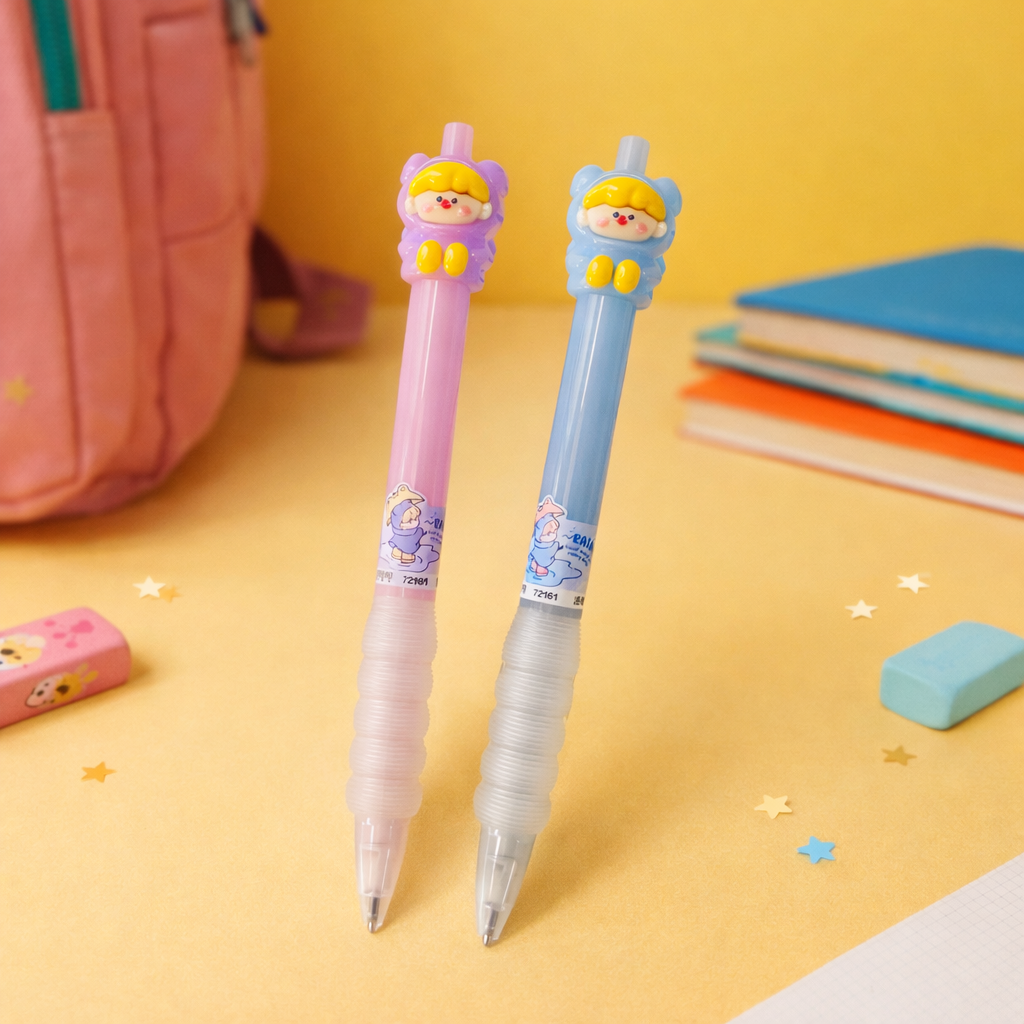 Kiwoo RainyBuddy Mechanical Pencil 🌧️🧸