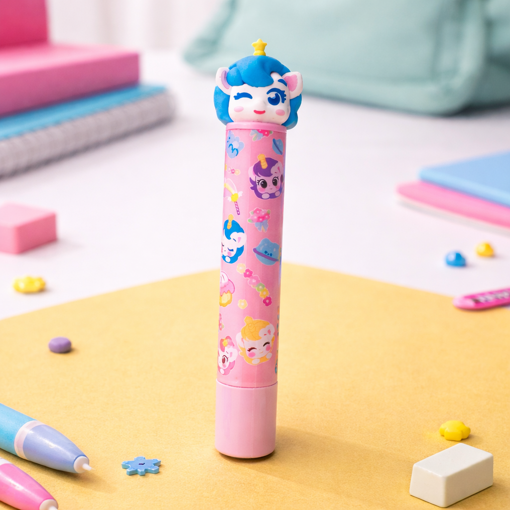 Kiwoo Unicorn Face Push Erasers 🦄