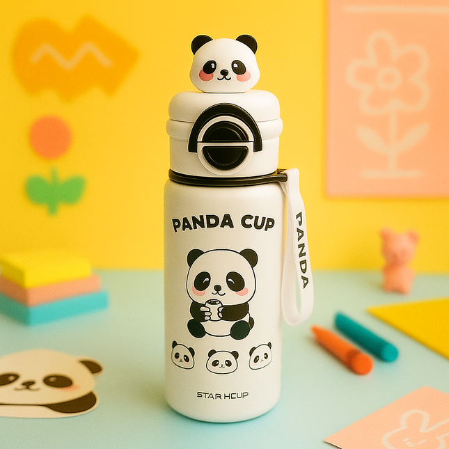 Insulated panda tumbler