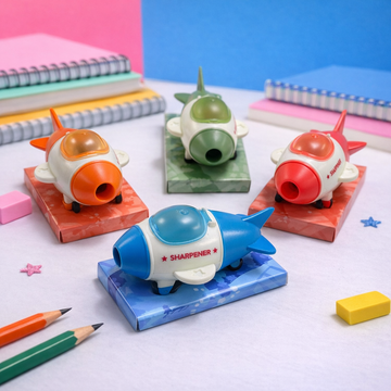 Kiwoo AstroPop Rocket Eraser Sharpener 🚀✨