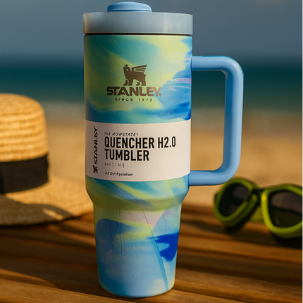 Marble Stanley Quencher H2.0 Tumbler