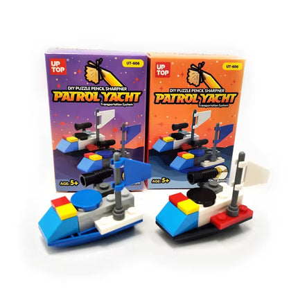 Kiqoo Lego Boat Sharpener 🚤✏️
 (Patrol Yacht)