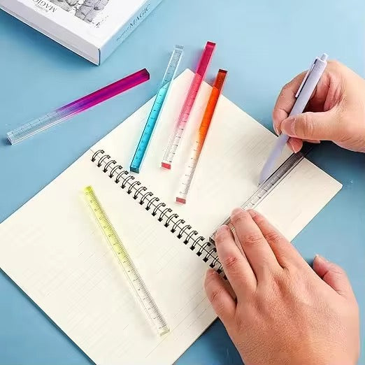 Kiwoo Square Crystal Rulers 🖋️📏