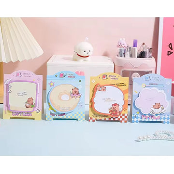 Kiwoo Pastel Cartoon Sticky Notes 🌈 - KIQOO