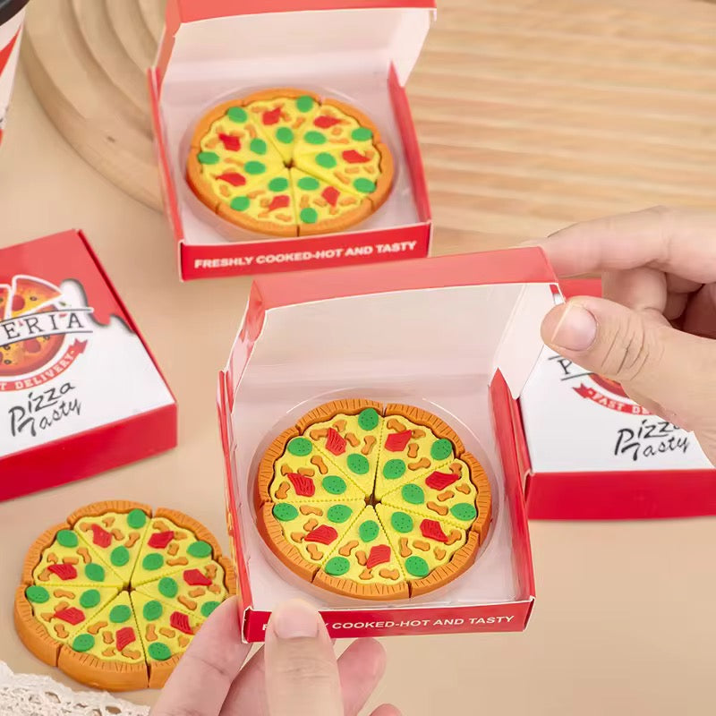 Kiwoo Pizza Eraser Box 🍕