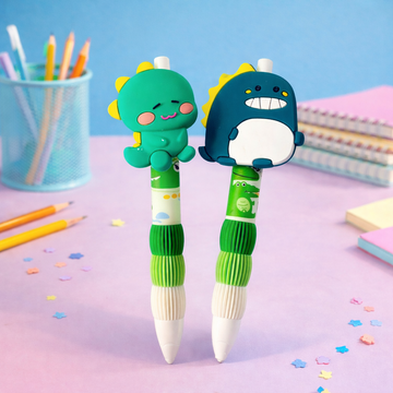 Kiwoo Dino Flexi Ball Pen 👨‍🎤🦖💚