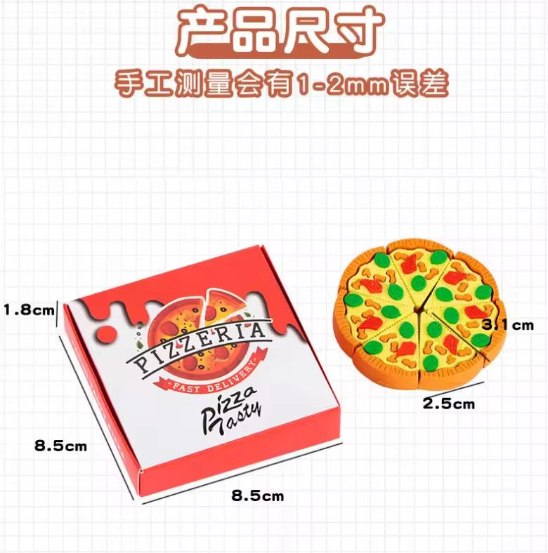 Kiwoo Pizza Eraser Box 🍕