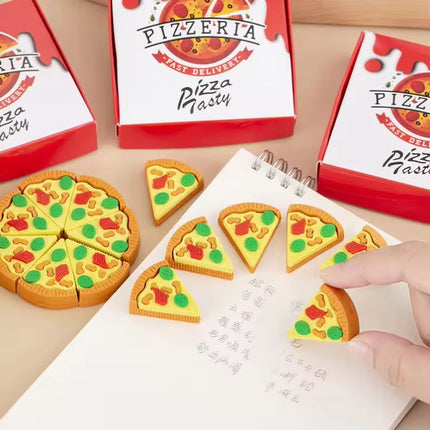 Kiwoo Pizza Eraser Box 🍕