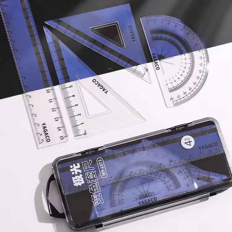 Kiwoo Aurora Crystal Colour-Changing Ruler Set 🌈✨