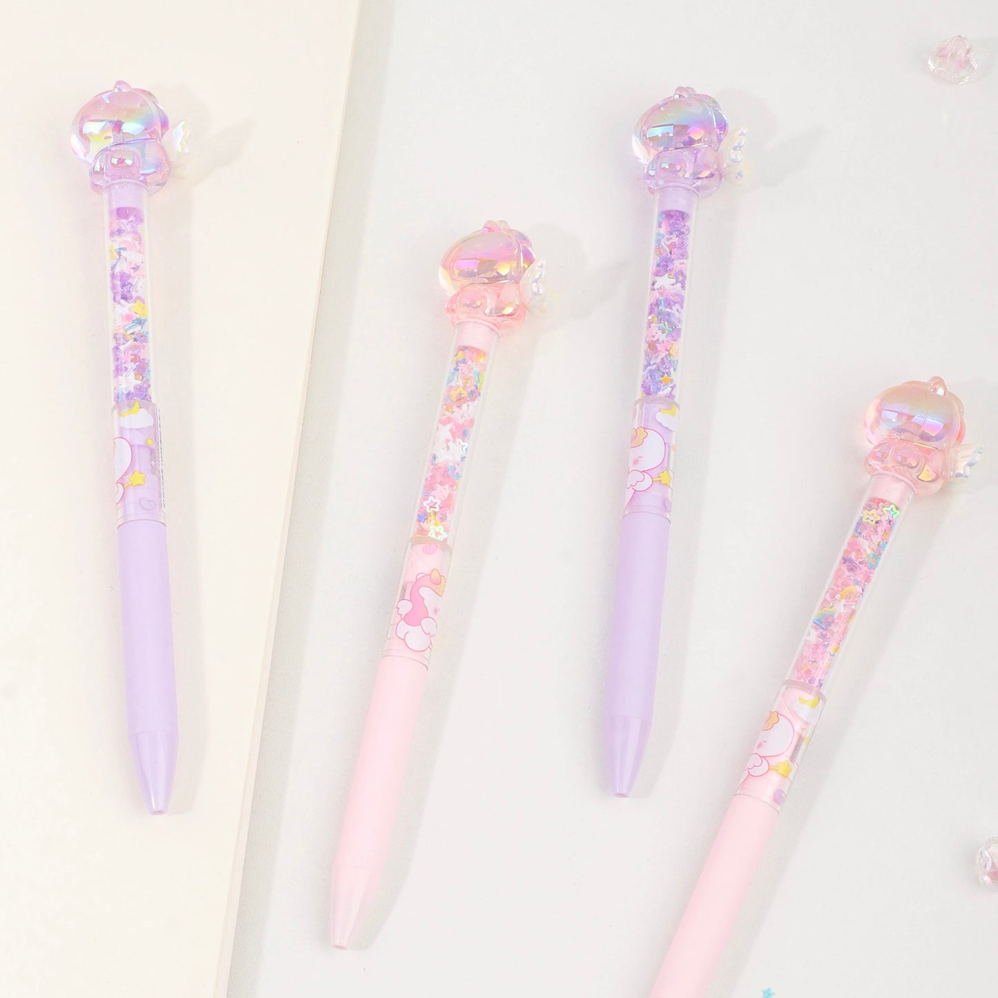 Kiwoo Sparkle Unicorn Glitter Pen – Magical Pastel Stationery✨🦄