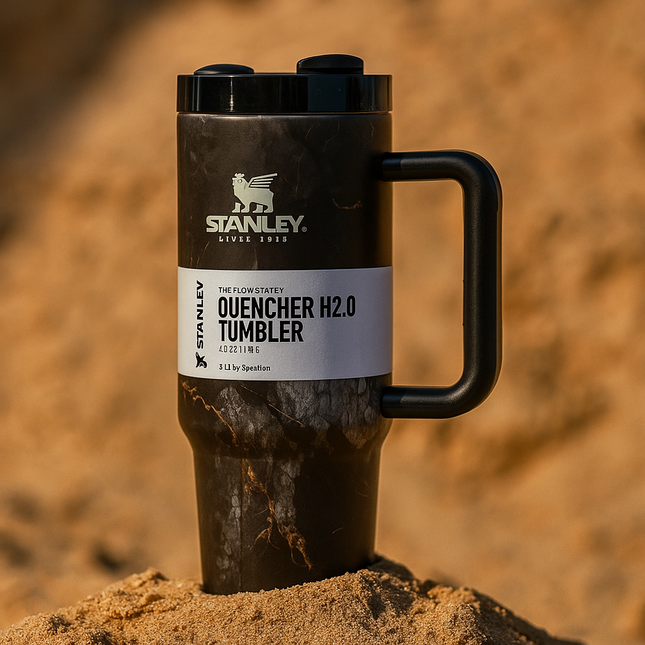 Marble Stanley Quencher H2.0 Tumbler