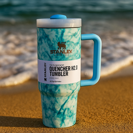 Marble Stanley Quencher H2.0 Tumbler
