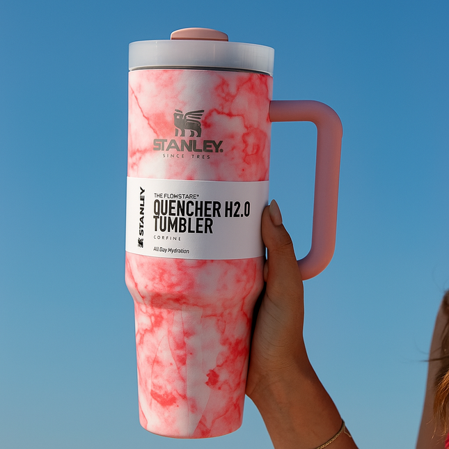 Marble Stanley Quencher H2.0 Tumbler