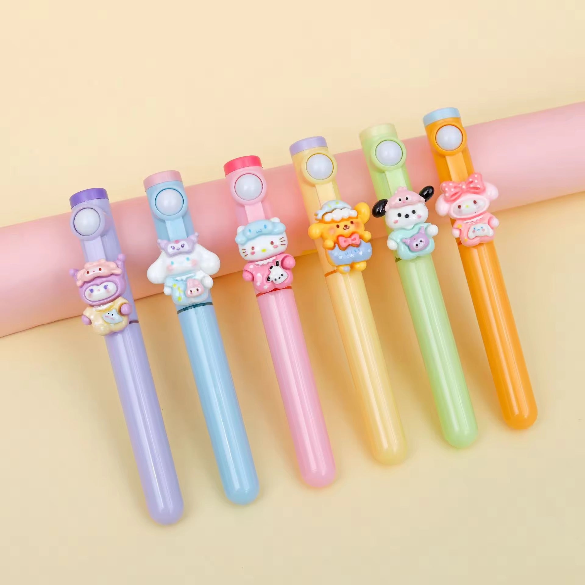 Sweet sanrio highlighters (Pack of 3) - KIQOO