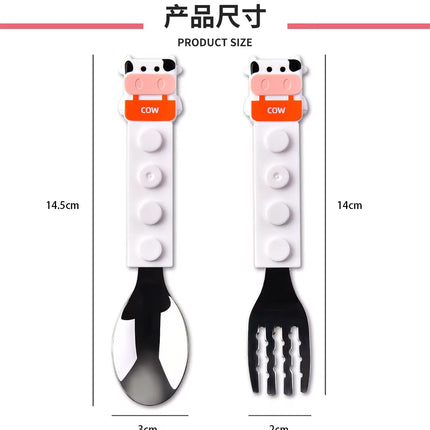 Kiqoo MooMunch Cutlery Set 🐄 🥛