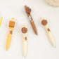 Kiwoo Cookie Bear Pen Set – Cute Dessert-Inspired Stationery 🍪🐻✏️