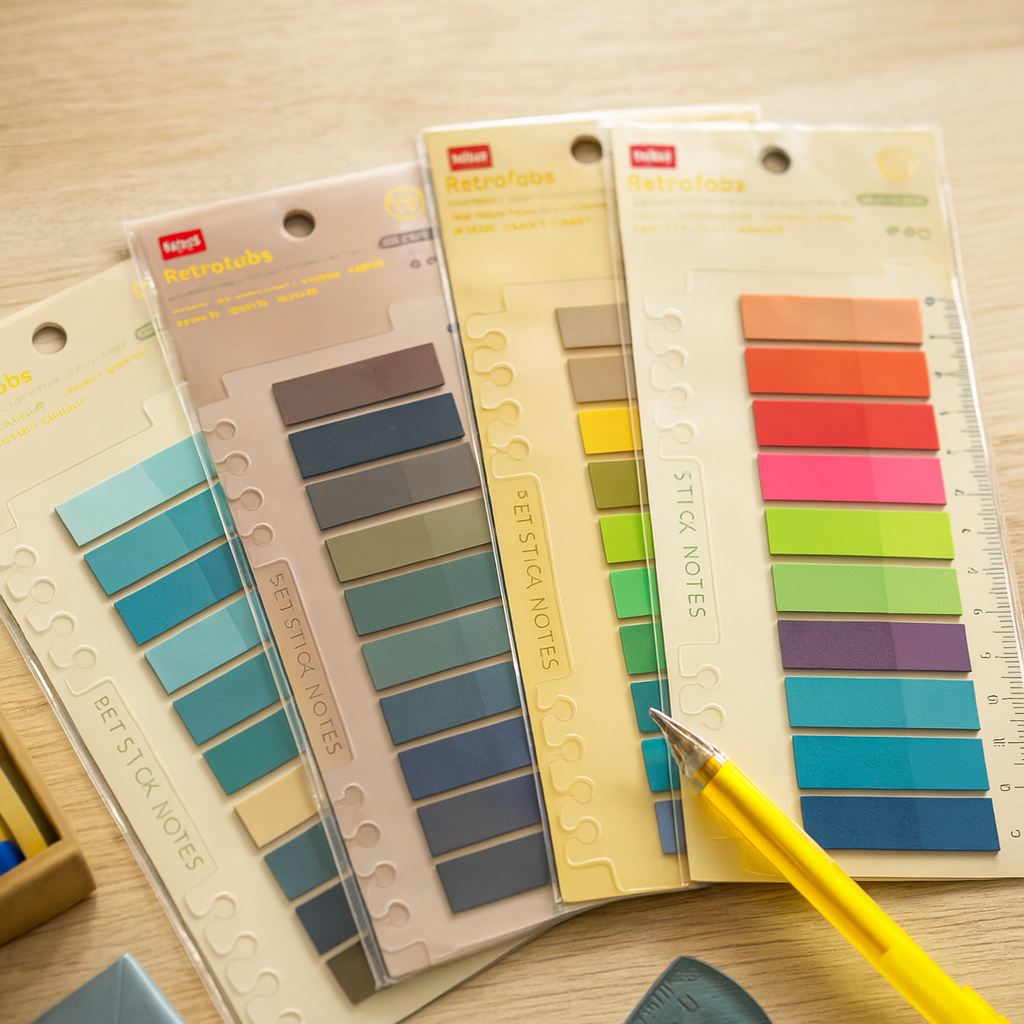 Kiwoo RetroTabs Sticky Notes 📑✨