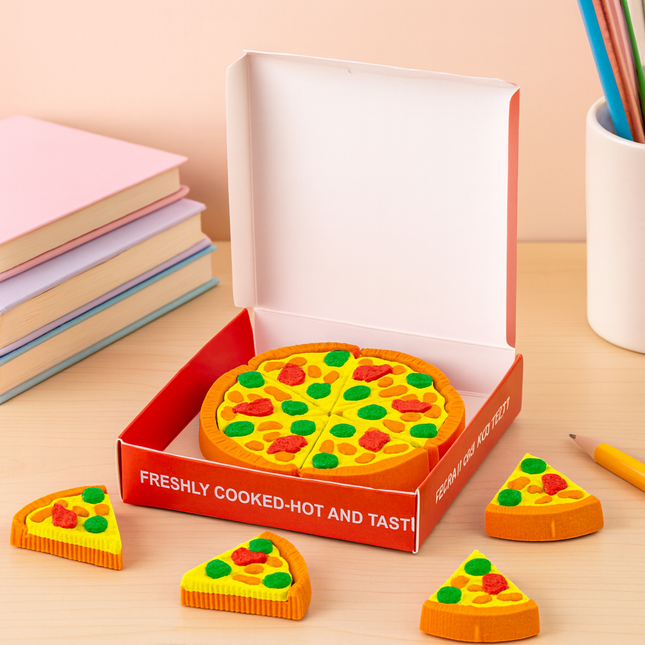 Kiwoo Pizza Eraser Box 🍕