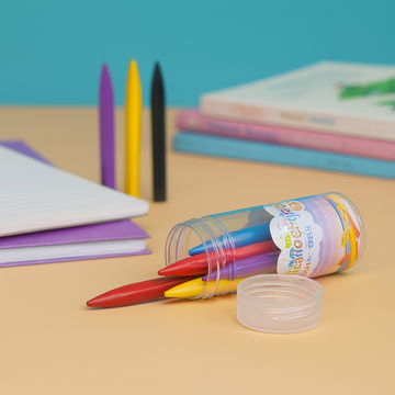 Kiwoo Plastic Crayons Box (1 Box)✏️