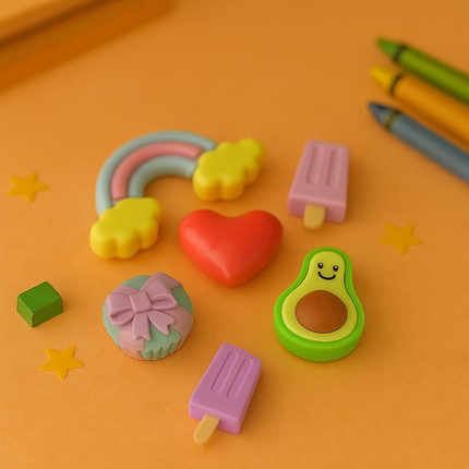 Kiwoo Sweet Treat Erasers 🍭
