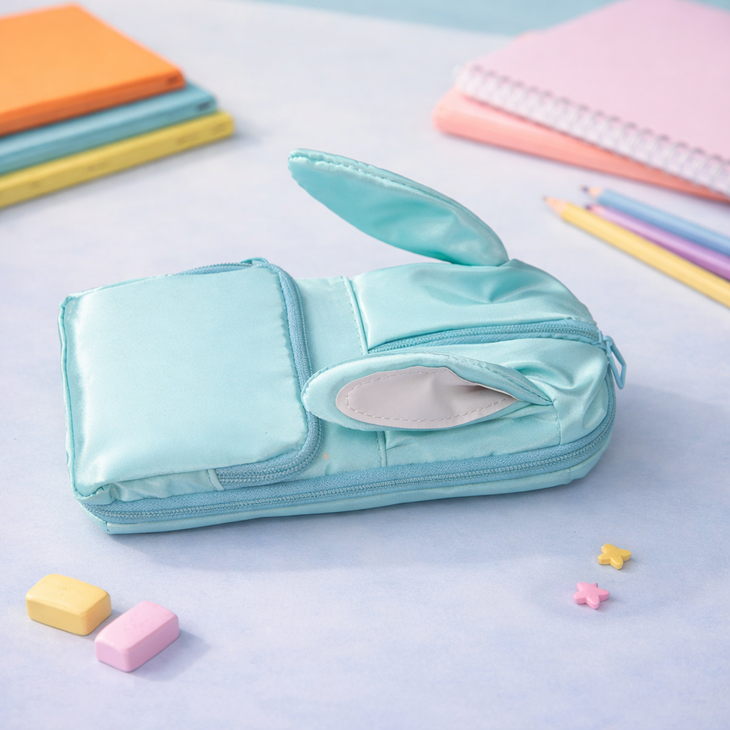 Kiwoo Bunny Pop Pencil Pouch 🐰✨
