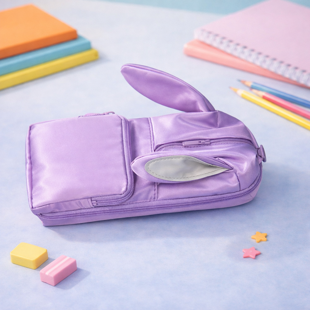 Kiwoo Bunny Pop Pencil Pouch 🐰✨
