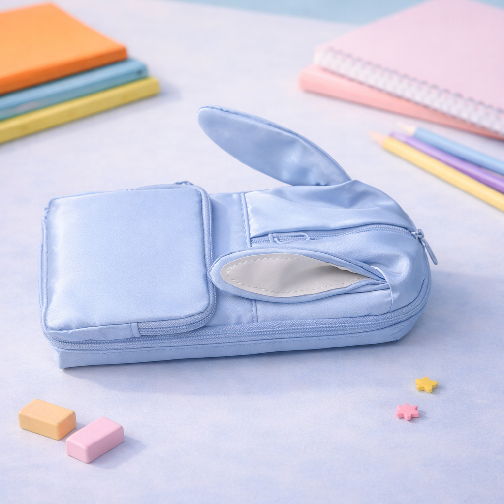 Kiwoo Bunny Pop Pencil Pouch 🐰✨