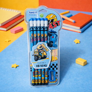 Kiwoo Speed Racer Pencil Kit 🏍️⚡