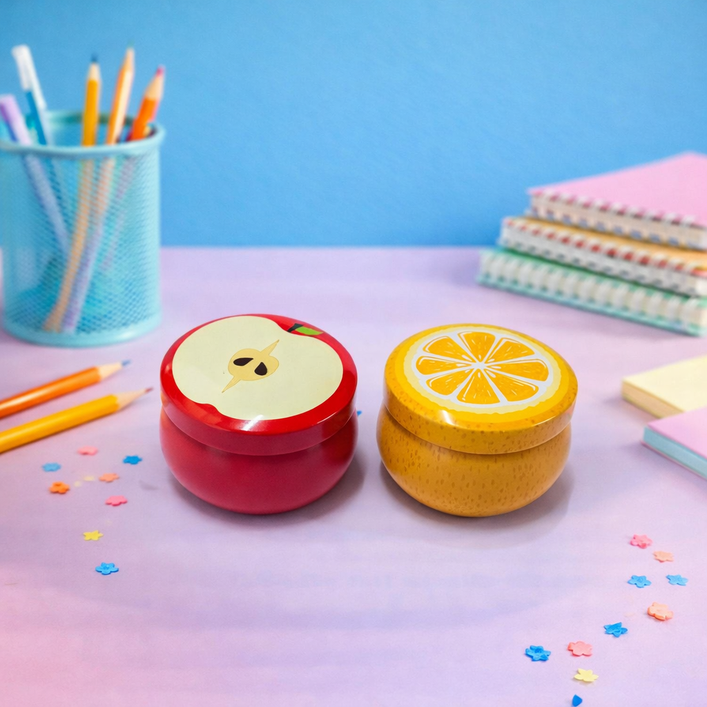 Kiwoo Fruity Twist 2-Hole Sharpener 🍎🍋🍉🥝