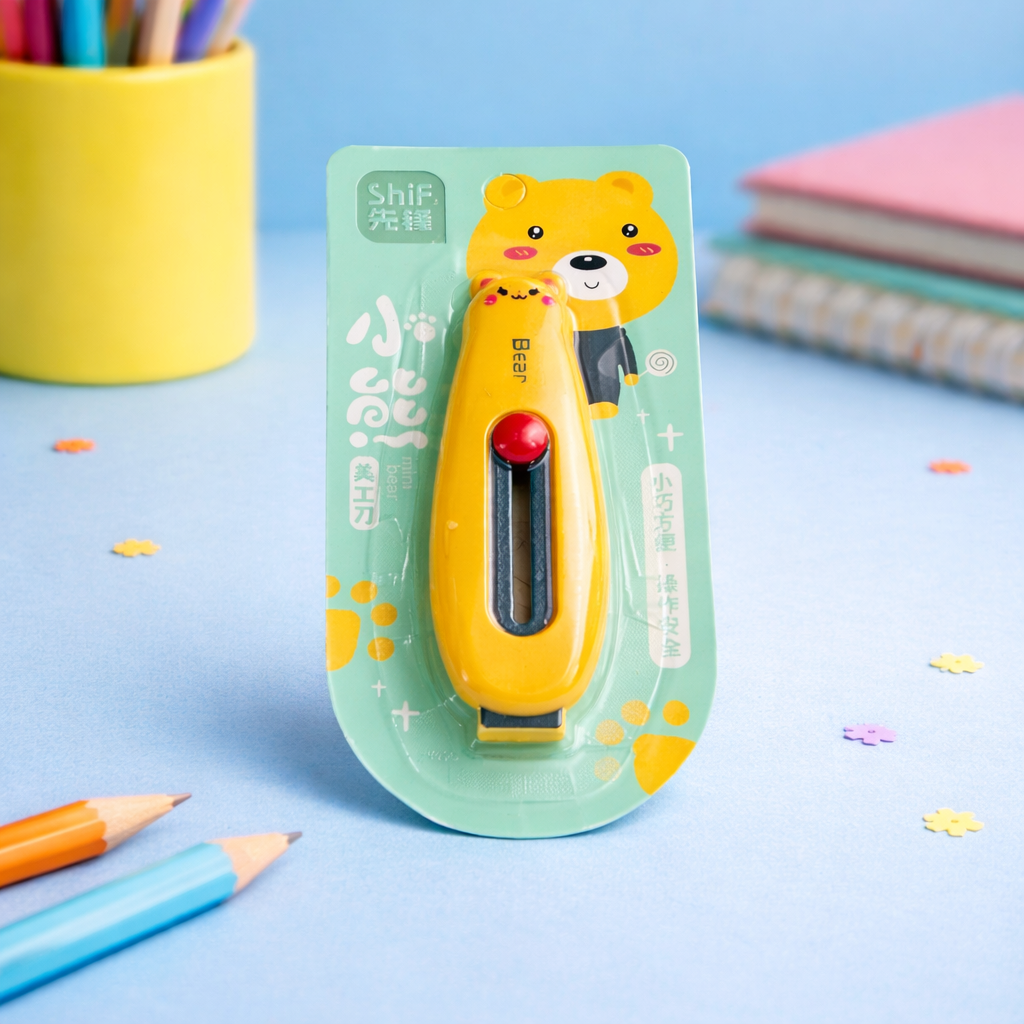 Kiwoo BearBuddy Mini Safety Paper Cutter 🐻✂️