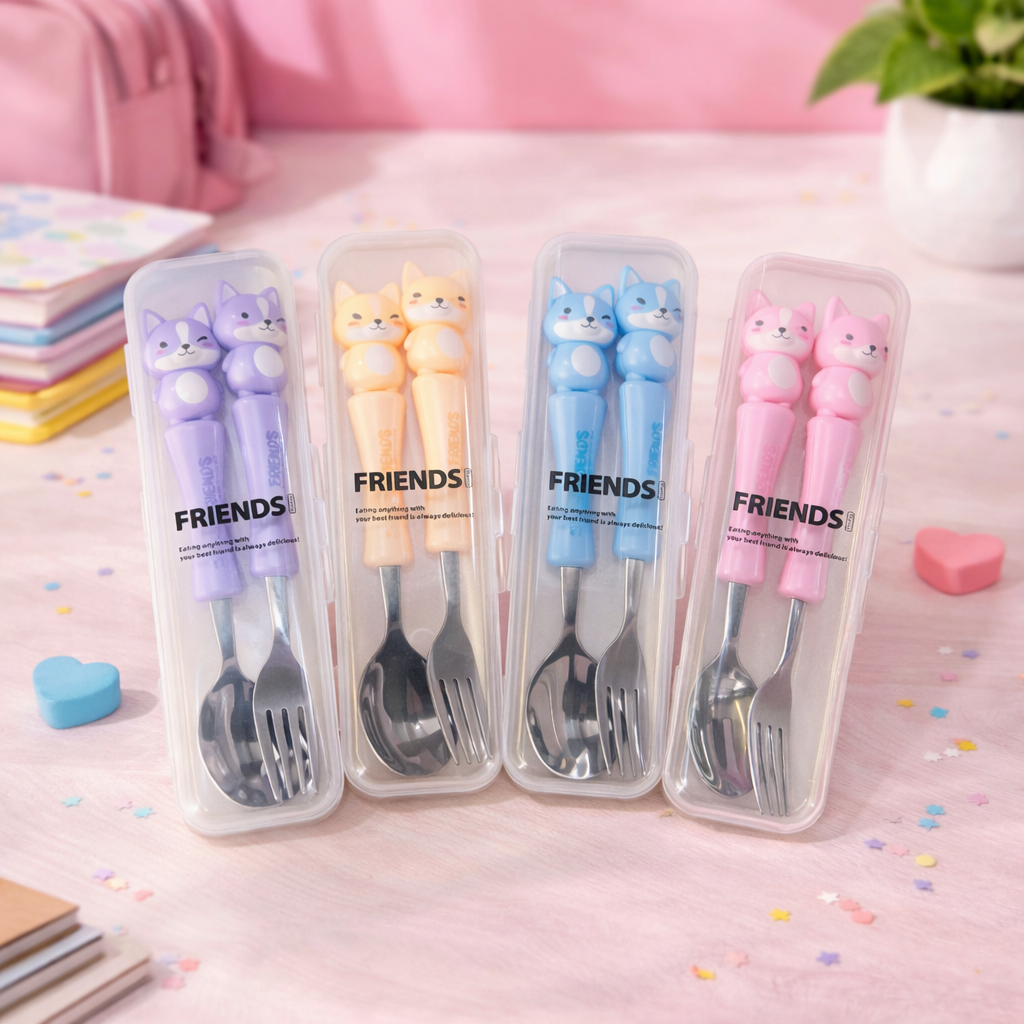 Kiwoo Buddy Spoon & Fork Set 🥄🍴