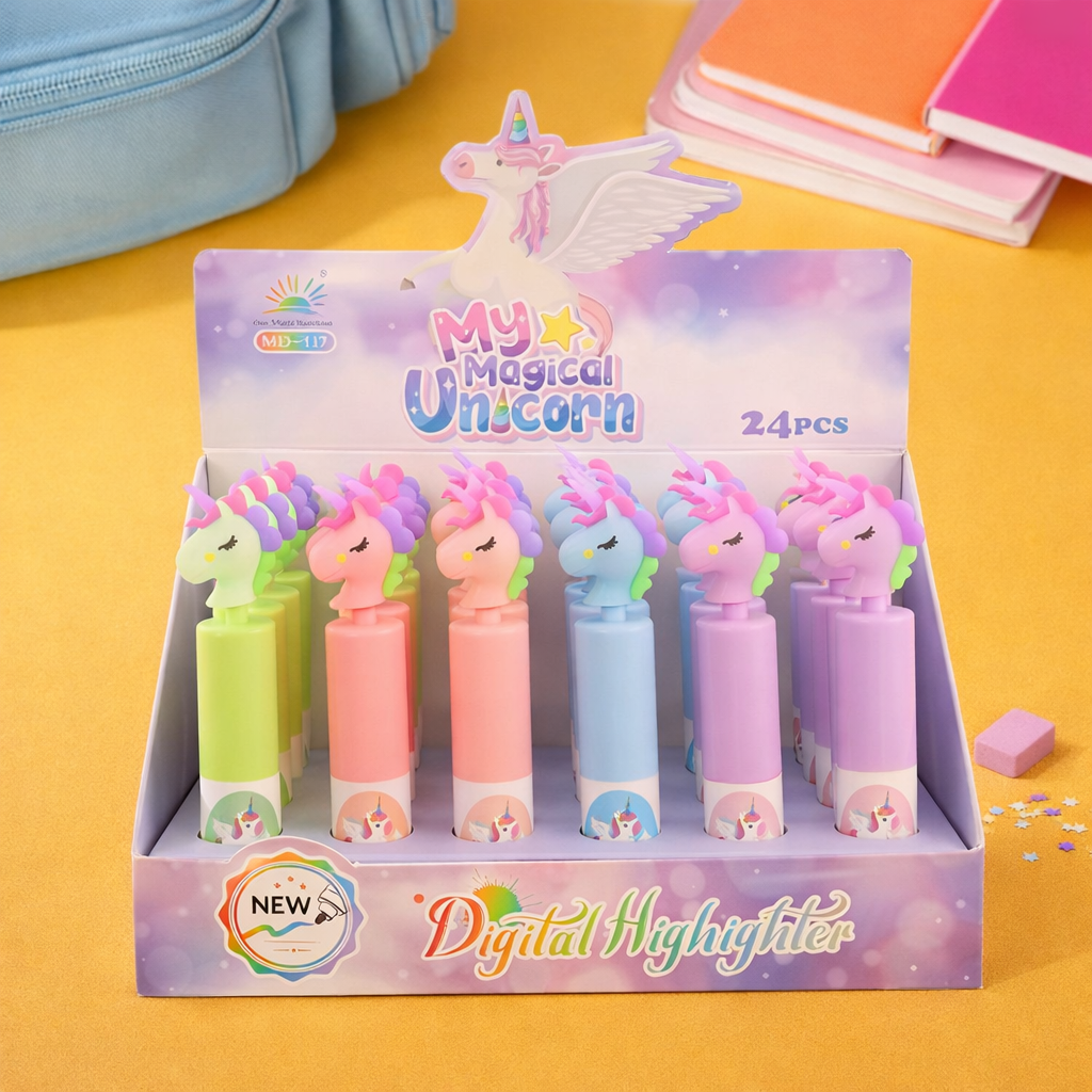 Kiwoo Magical Unicorn Highlighters 🦄