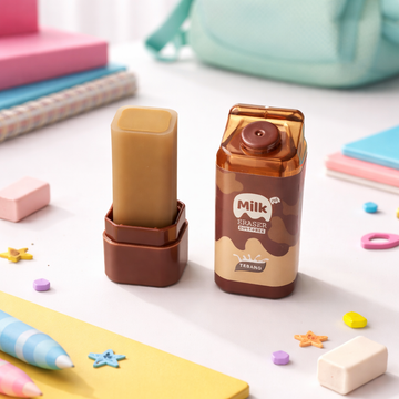 Kiwoo Milk Carton Erasers 🥛