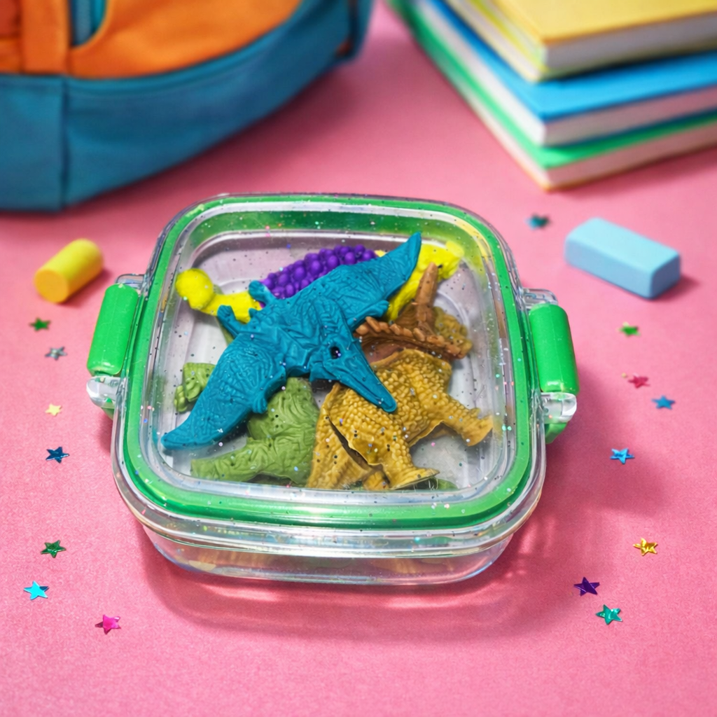 Kiwoo Dino & Forest Tiffin Erasers 🦕🌴 (Assorted)