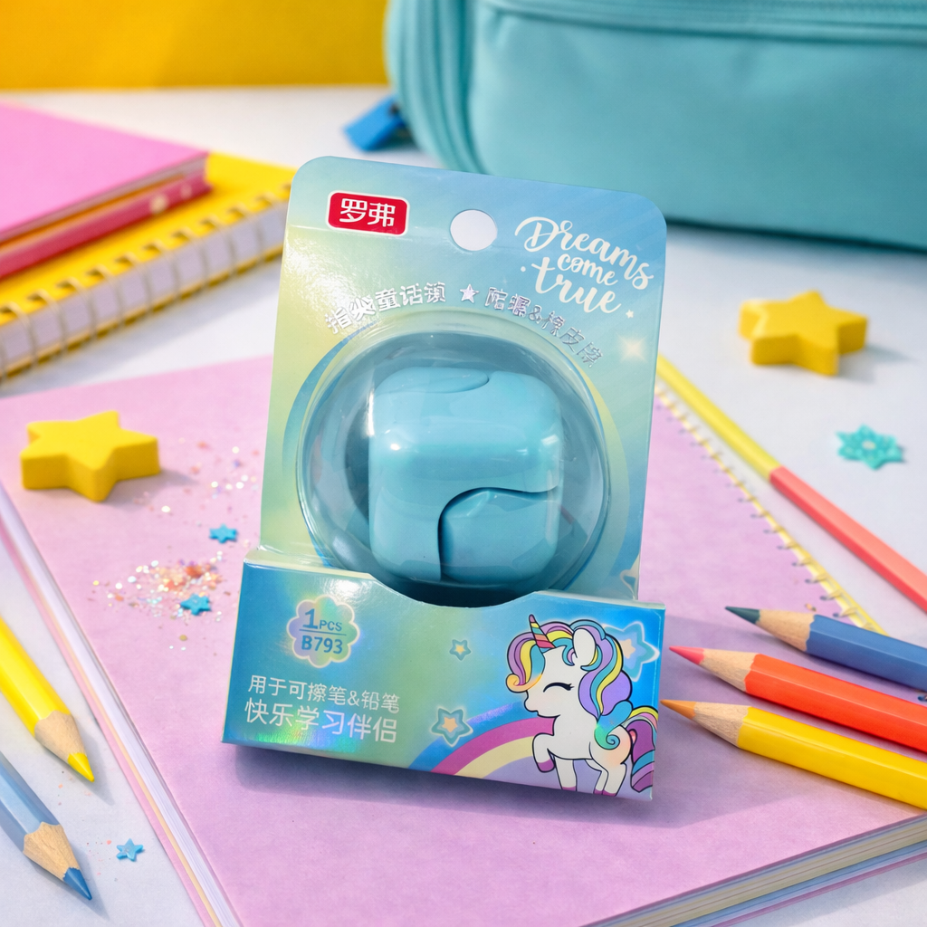 Kiwoo Magic Spin Cube Eraser ✨🌀