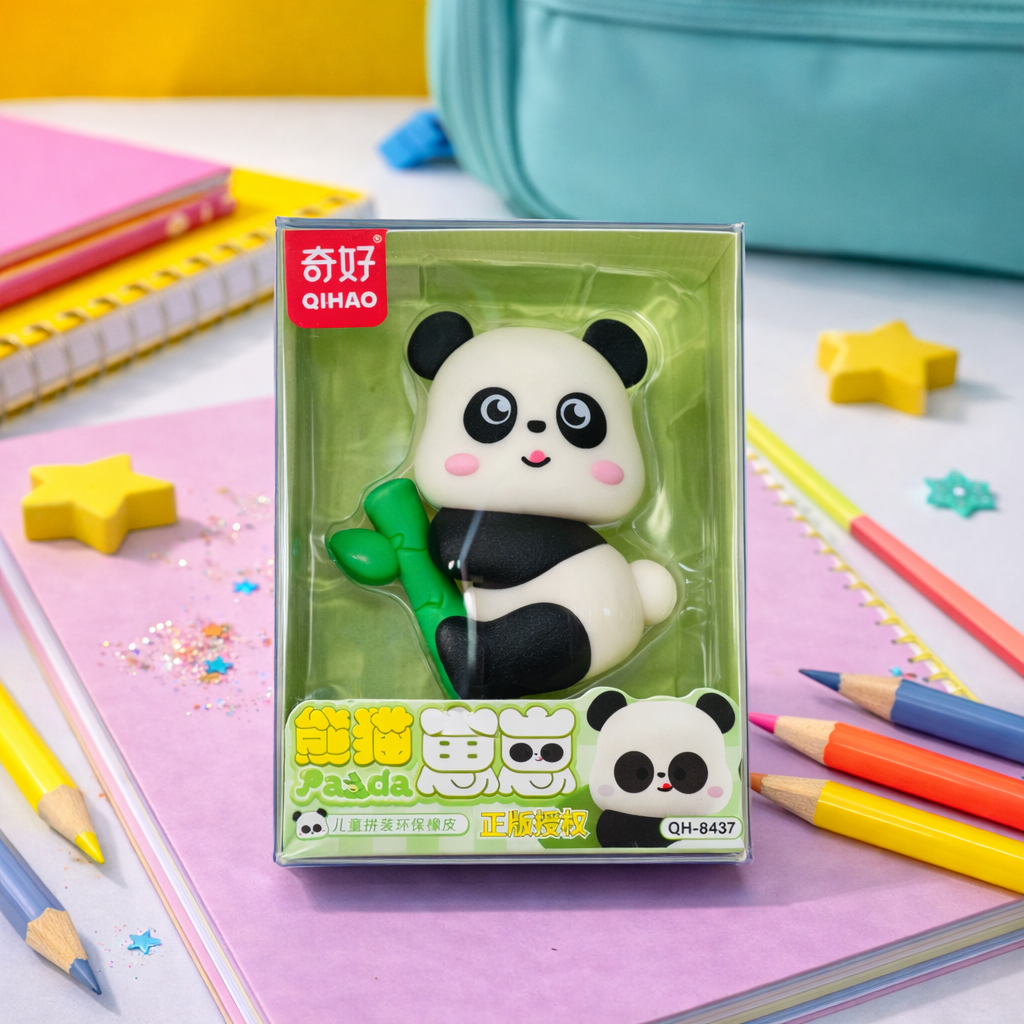Kiwoo Big Panda Buddy Eraser 🐼✨ (Assorted)