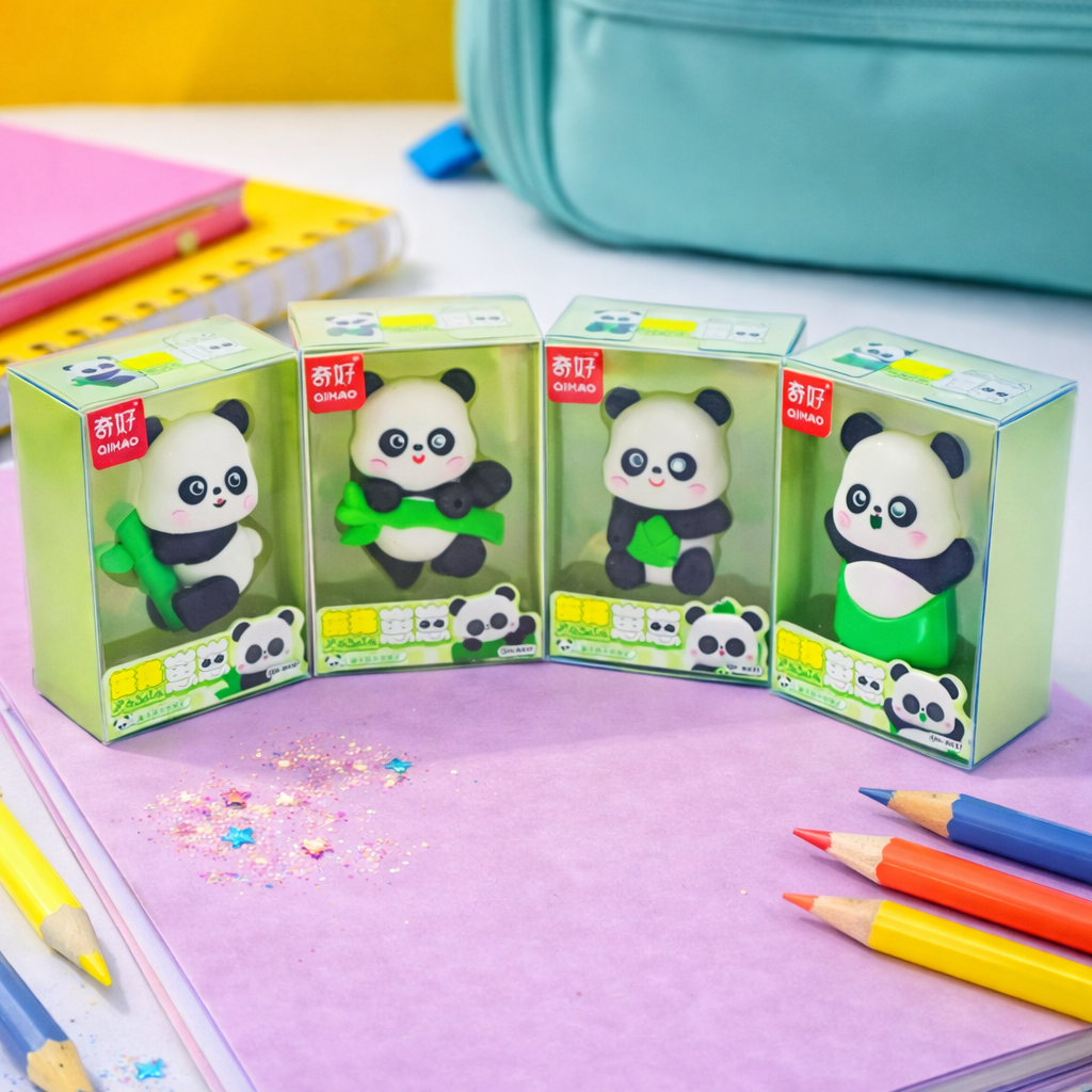 Kiwoo Big Panda Buddy Eraser 🐼✨ (Assorted)