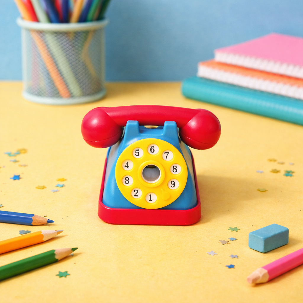 Kiwoo Retro Phone Pencil Sharpener ☎️✨