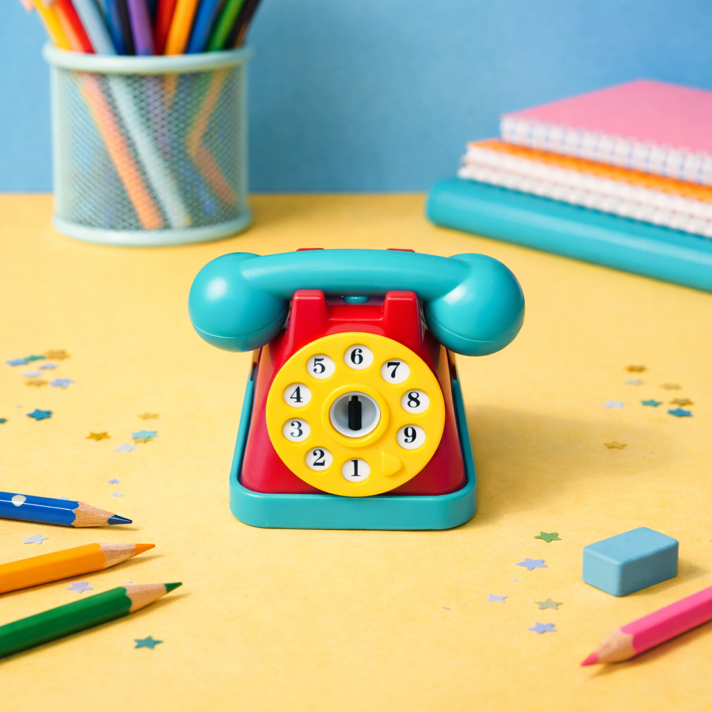 Kiwoo Retro Phone Pencil Sharpener ☎️✨