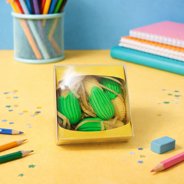 Kiwoo Farm Fresh Eraser Set 🌽🥕